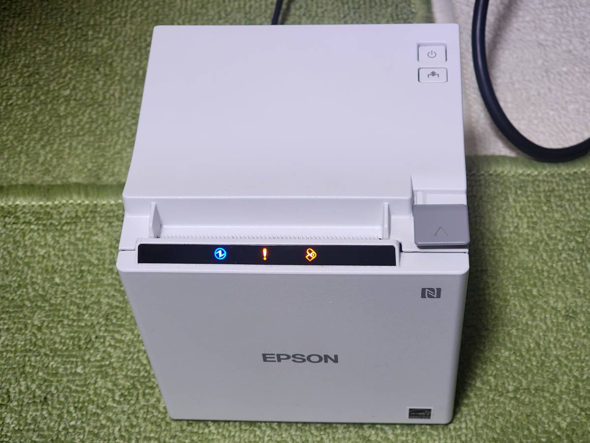 EPSON エプソン レシートプリンター TM-m30 MODEL M335B 新品インク　ロール紙2箱と1ロールセット_画像3