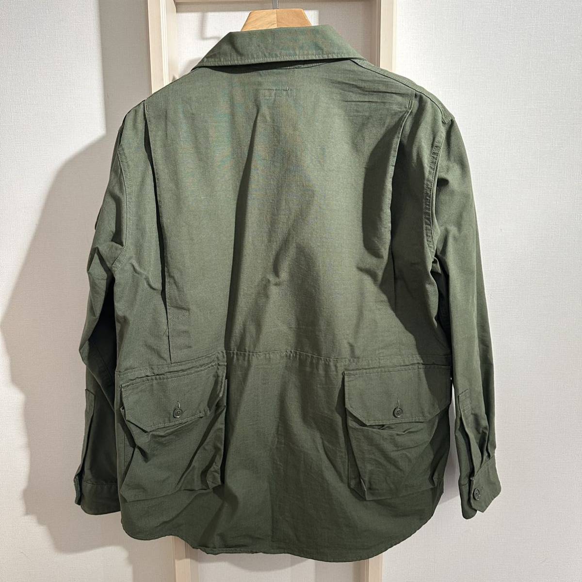 Engineered Garments エンジニアドガーメンツ Explorer Shirt Jacket Cotton Ripstop エクスプローラーシャツジャケット Sサイズ オリーブ_画像2