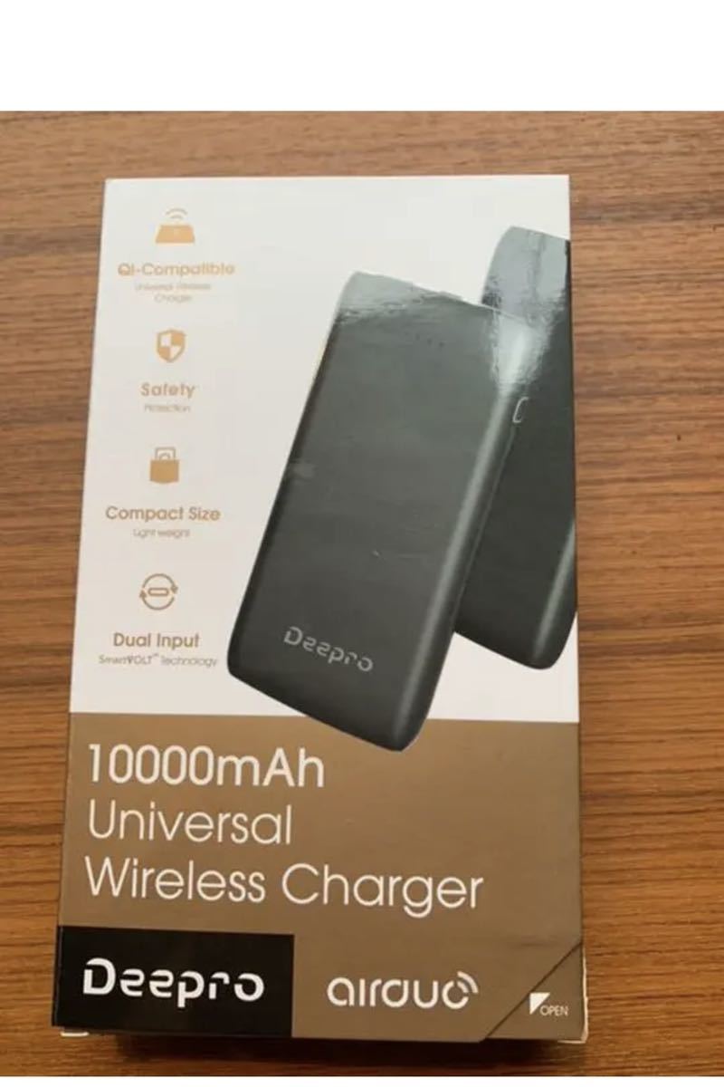 ☆新品☆大容量ワイヤレス モバイルバッテリー 10000mAh