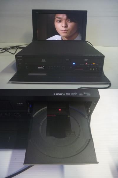 ■Victor ビクター VHS一体型HDD DVDレコーダー DR-HX250 リモコン付■_画像6