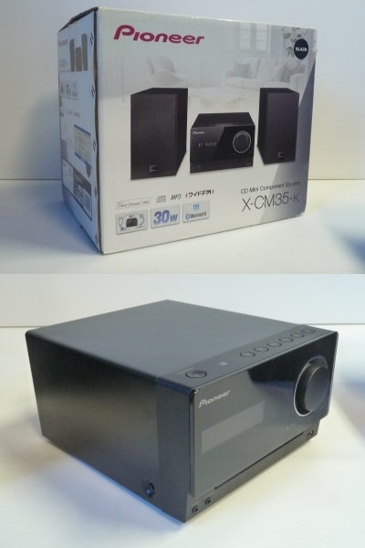 美品 Pioneer パイオニア CDコンポ X-CM35-K Bluetooth対応 リモコン付_画像10