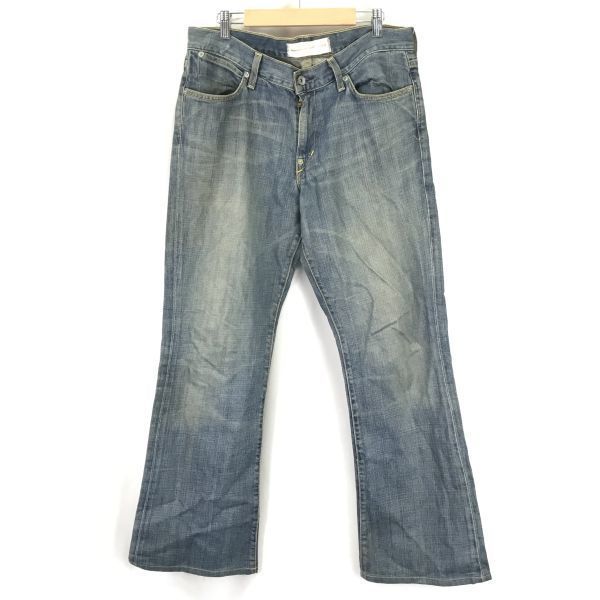 USA made *PAPERDENIM & CLOTH * Denim pants / indigo jeans [Mens W-34/ length of the legs 76cm] Italy production Denim /Pants/Trousers*BH170