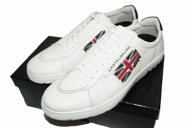 カステルバジャック CASTELBAJAC スニーカー 白 20 012302c メンズ ローカット ホワイト シューズ 靴
