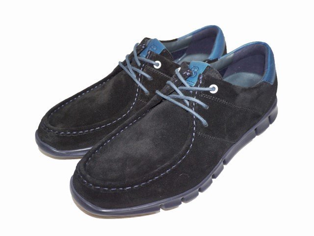 ランバンオンブルー LANVIN en Bleu レザーシューズ カジュアルシューズ 黒 12 メンズ 086464C チャッカブーツ チロリアン 靴 軽量 薄茶