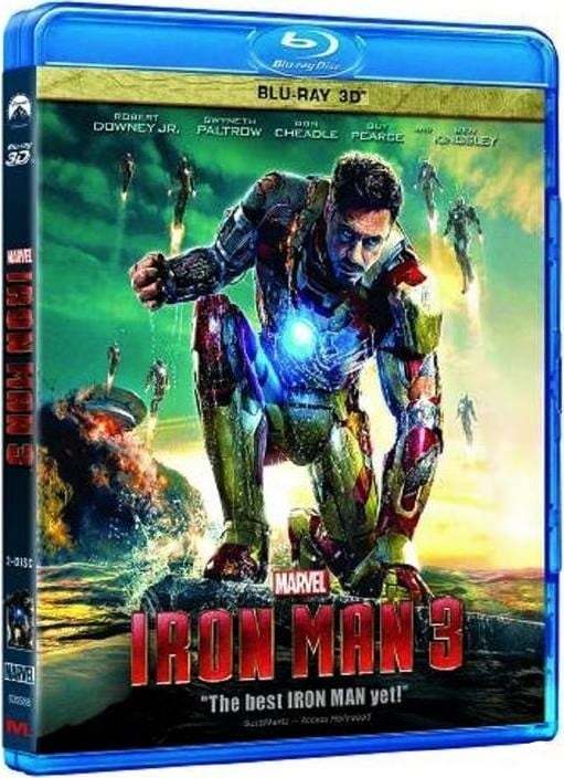 3D/新品★アイアンマン3 3D★限定3D版ブルーレイ【IRON MAN3 3D/2013年作品】●キャプテン・アメリカ●マイティ・ソー●ブラックパンサー●_画像1