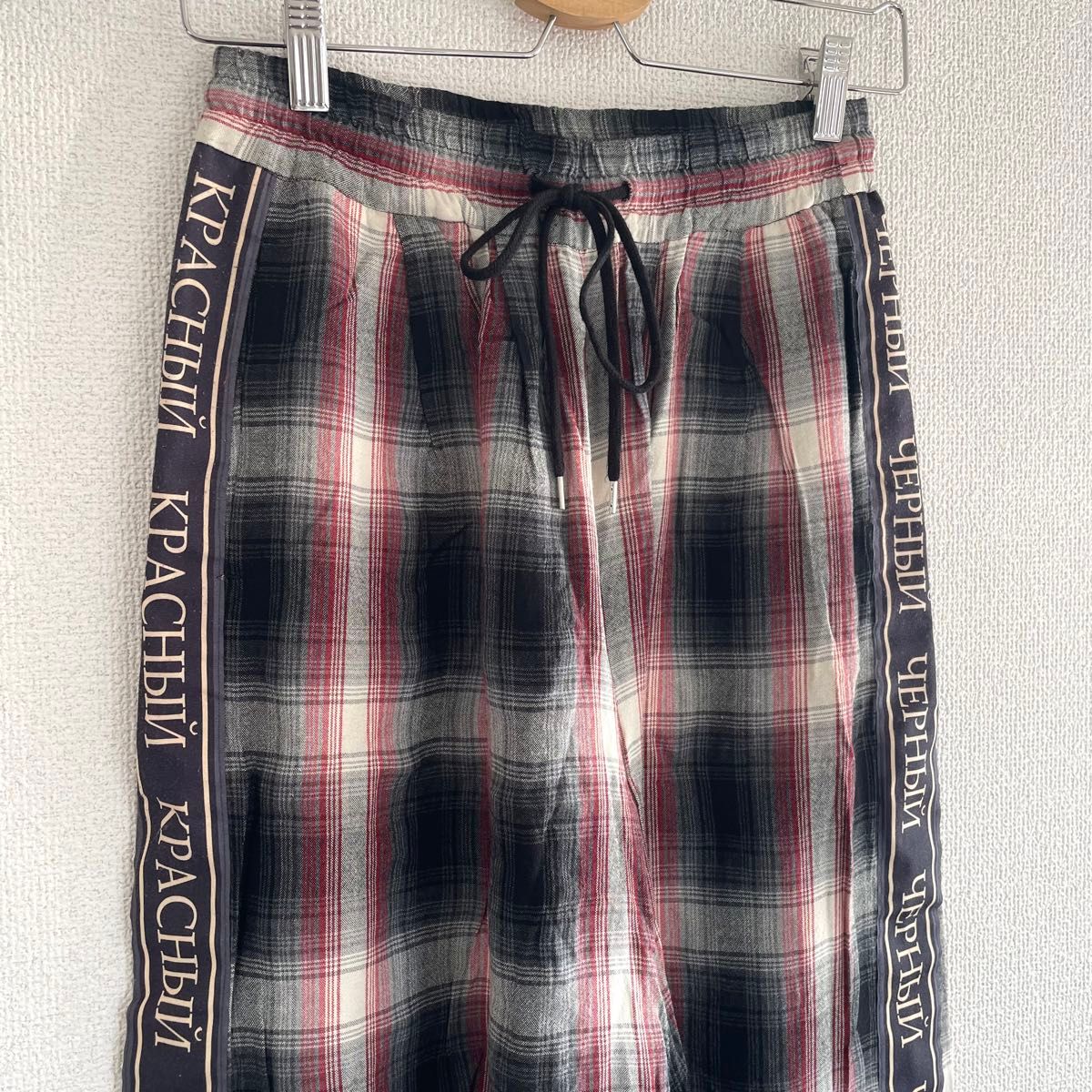 G.V.G.V / wide check pants