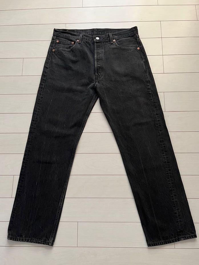 美品 真っ黒 USA製 リーバイス 501 ブラックデニム ビンテージ 美品 真っ黒 USA製 リーバイス 501 ブラックデニム ビンテージ