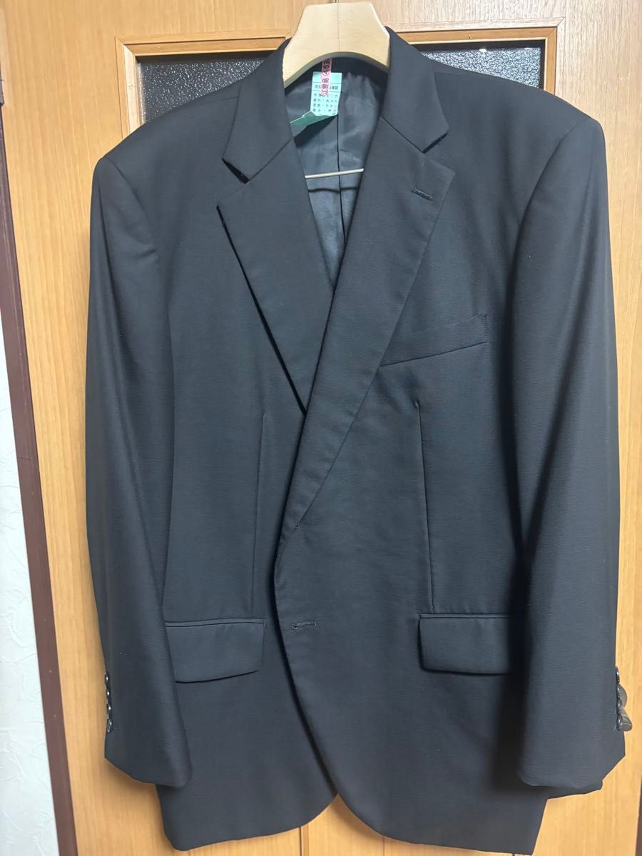 ブラックジャケット 美品 クリーニング済み 大きいサイズ ブラック スーツ ジャケット