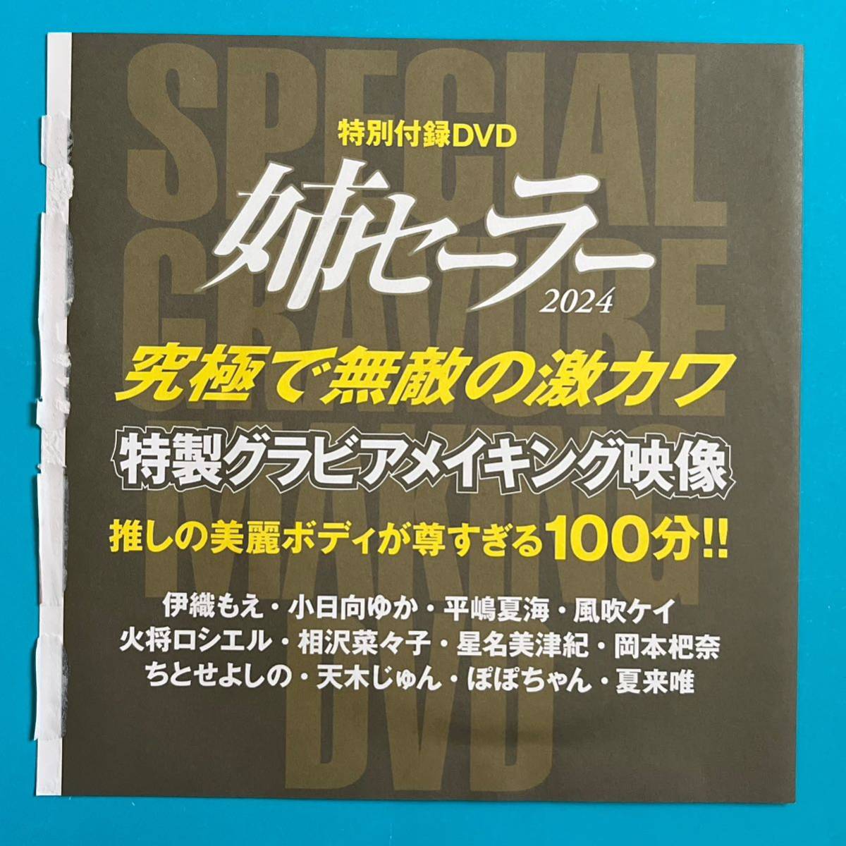 5【アサ芸シークレット付録DVD】姉セーラー 2024 伊織もえ 小日向ゆか 平嶋 風吹ケイ 火将 相沢 星名 岡本 ちとせ 天木 ぽぽちゃん 夏来唯_画像2