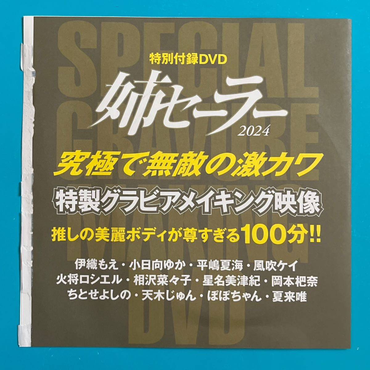 6【アサ芸シークレット付録DVD】姉セーラー 2024 伊織もえ 小日向ゆか 平嶋 風吹ケイ 火将 相沢 星名 岡本 ちとせ 天木 ぽぽちゃん 夏来唯_画像2