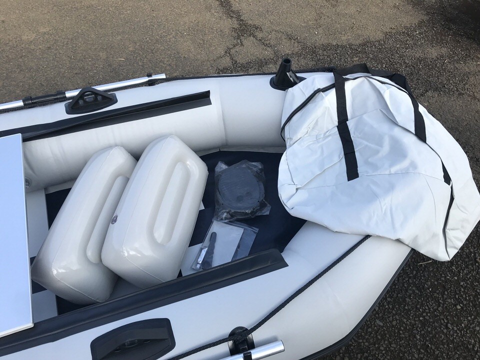 two person for rubber boat slato- floor rod holder motor mount attaching maximum 3 horse power inflatable boat 