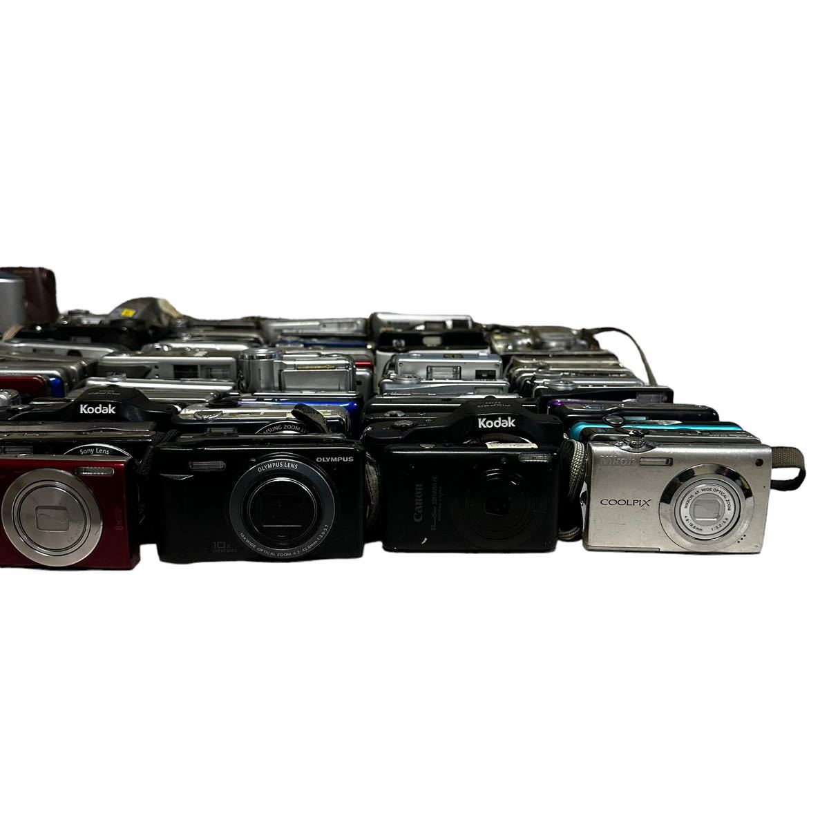 デジタルカメラ SONY NIKON CASIO PANASONIC RICOH OLYMPUS PENTAX コンパクトデジカメラ まとめ100台 中古品_画像6