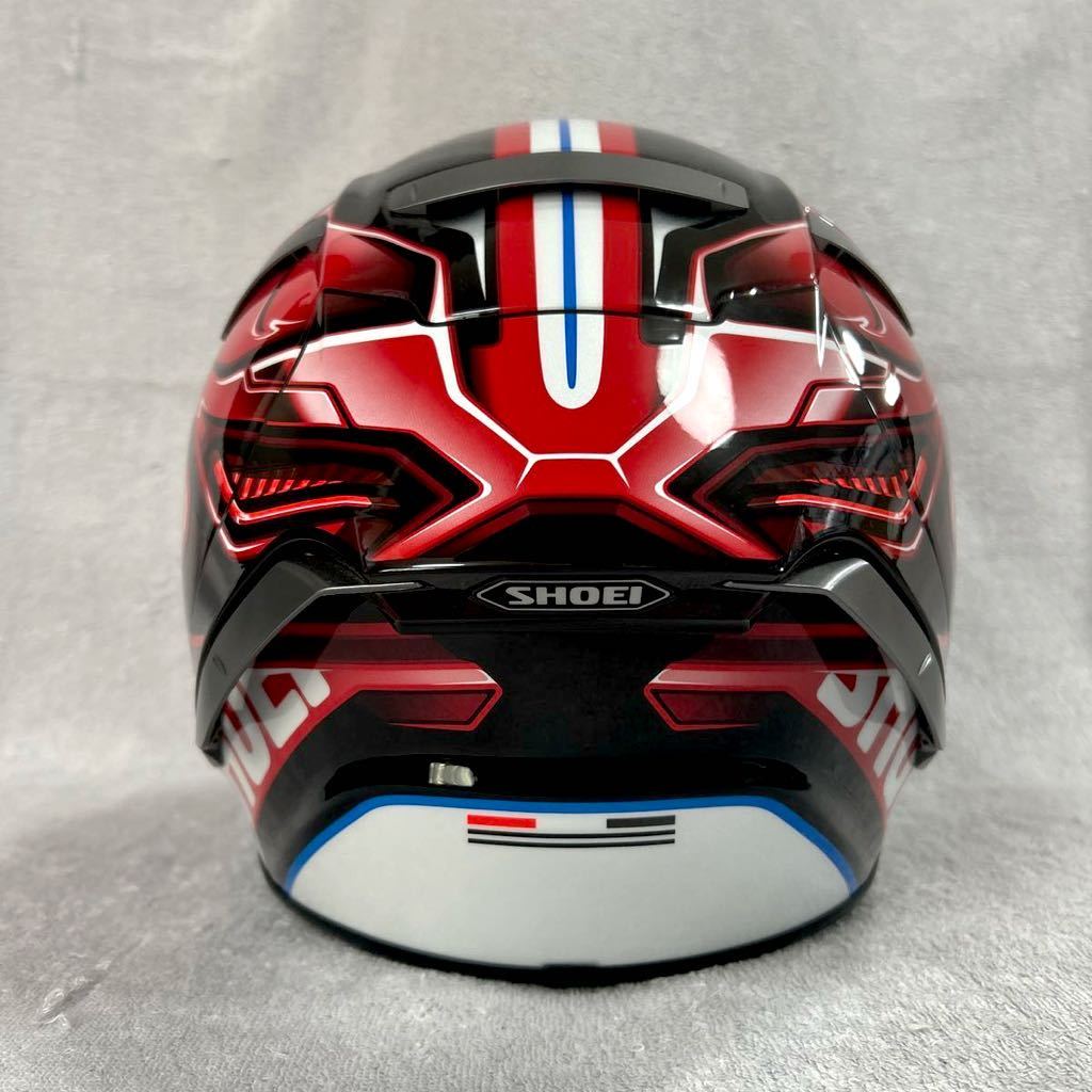 ★ 新品 SHOEI X-Fourteen AERODYNE TC-1 Lサイズ ショウエイ フルフェイスヘルメット X14 Xフォーティーン エアロダイン 20年製 A60115-11の画像5