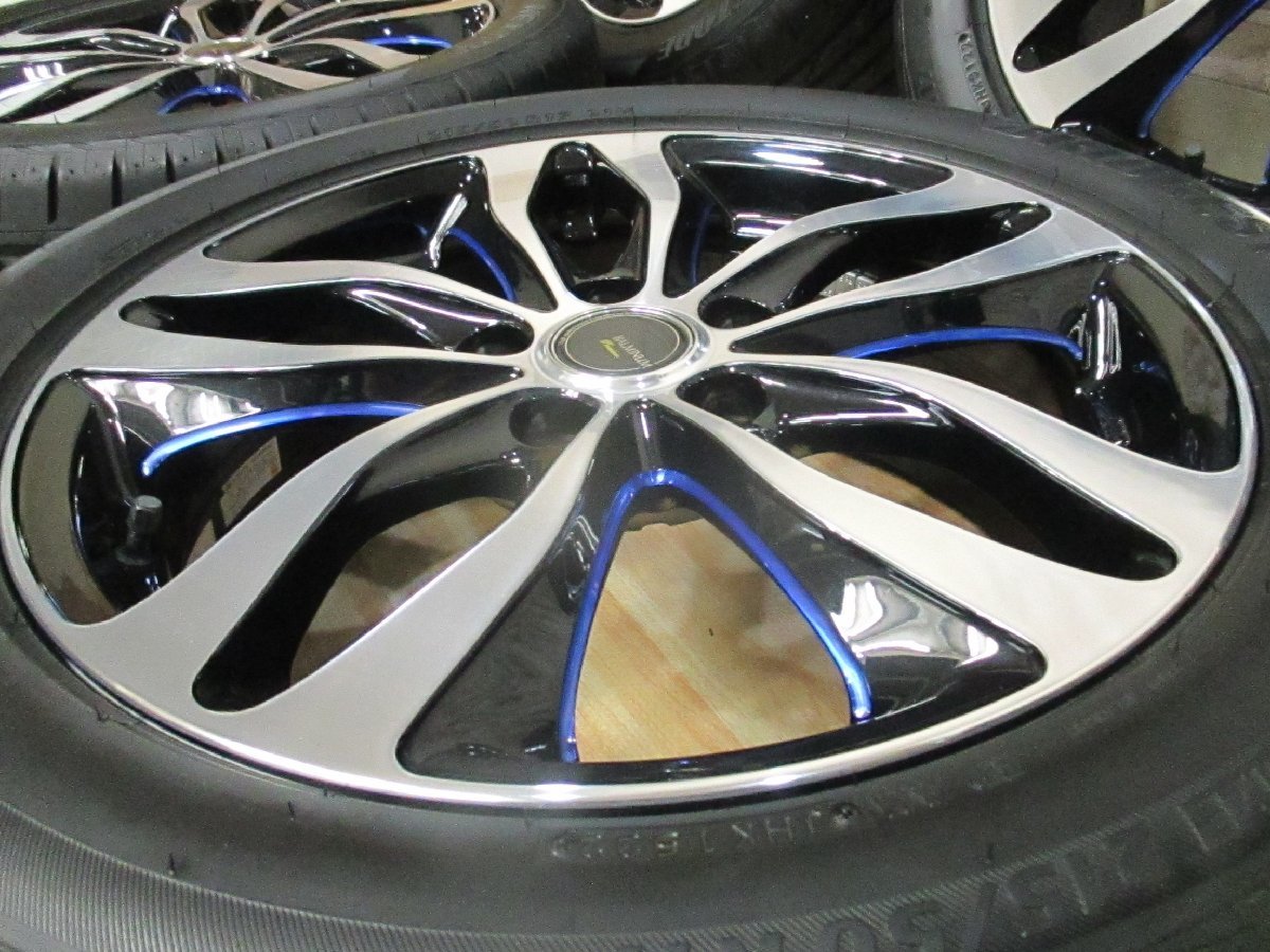 即納 美品 BALMINUM DS-P 17インチ 5H114.3 6.5J+45 深溝 2022年製 215/50R17 BRIDGESTONE NEXTRY セレナ リーフ キックス ノア ヴォクシー_画像6