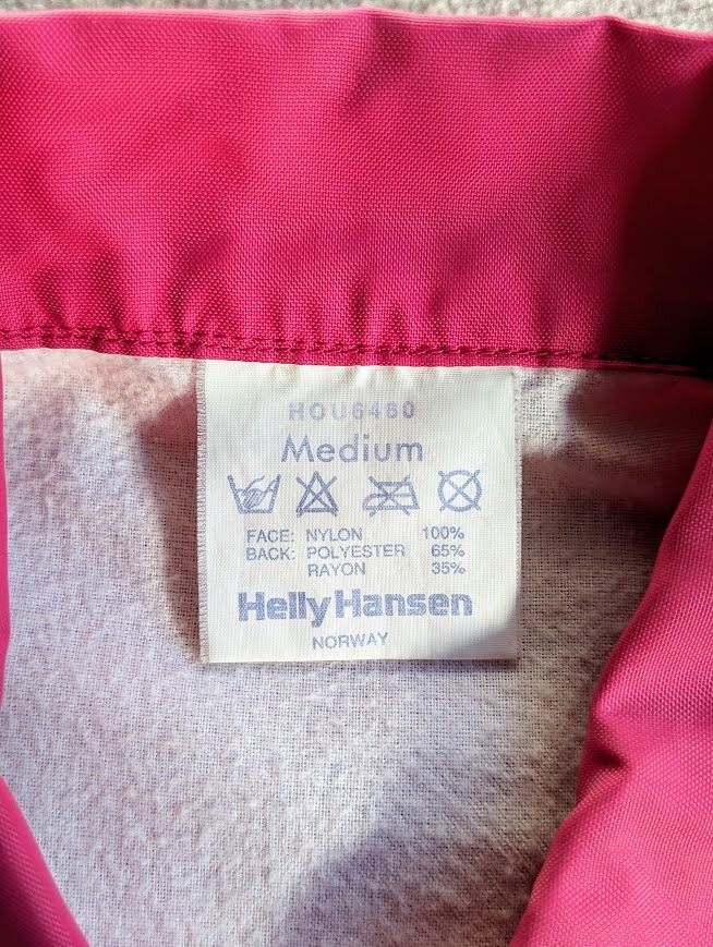 HELLY HANSEN ナイロンコーチジャケット/M/PINK/HOU6460 