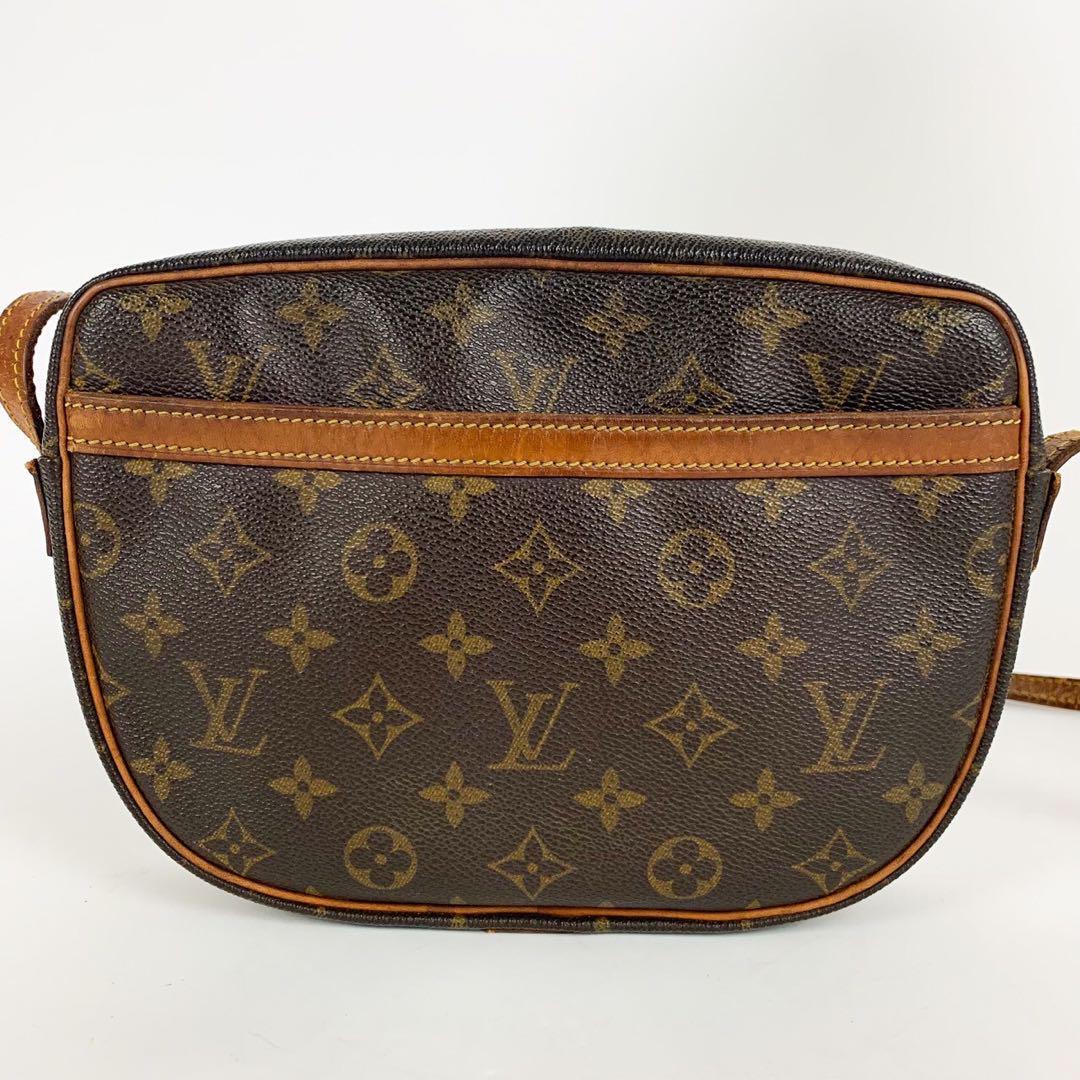 LOUIS VUITTON 【ベタ無し】ジュヌフィーユ25 M51226 MI881 モノグラム ショルダーバッグ レディース レザー 革 PVC ルイヴィトン 1円_画像3