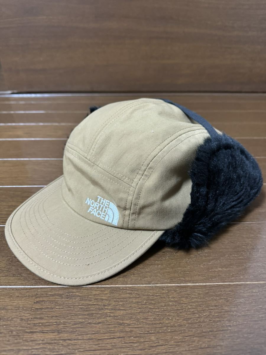 THE NORTH FACE(ザ・ノースフェイス） BADLAND CAP（バッドランドキャップ）NN41710 M ブラウン 極暖！裏ボア耳あてパイロット帽 防寒保温 _画像1