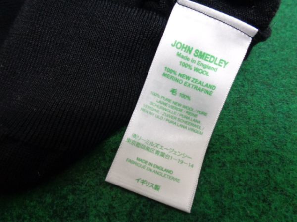 【美品】　ジョンスメドレー　メンズ　セーター　イギリス製　毛100％　M611_画像5