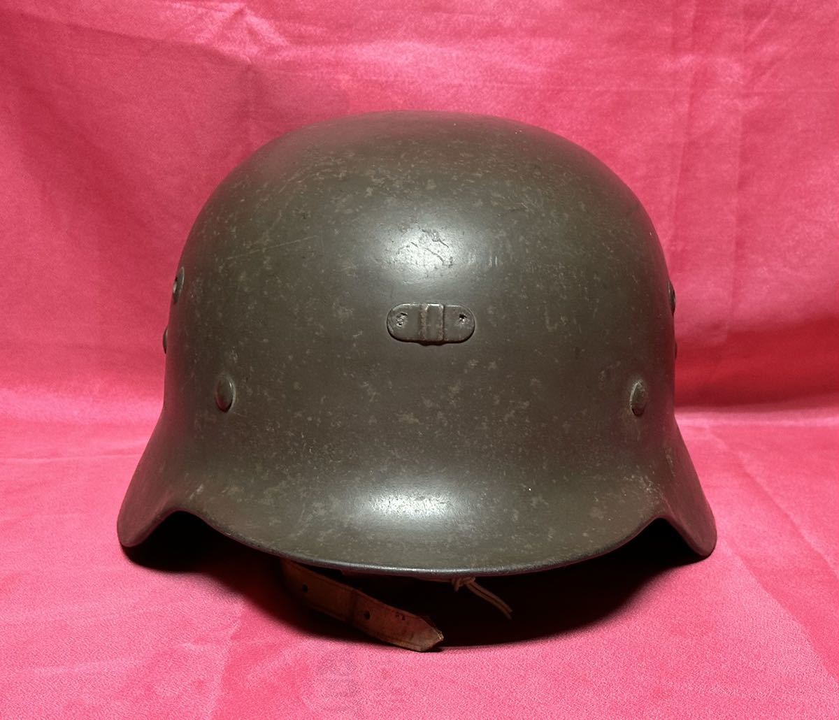 【実物】WWⅡドイツ軍　 M35ヘルメット　スペイン内戦時使用　ET64 希少タイプ　極上未使用品_画像1