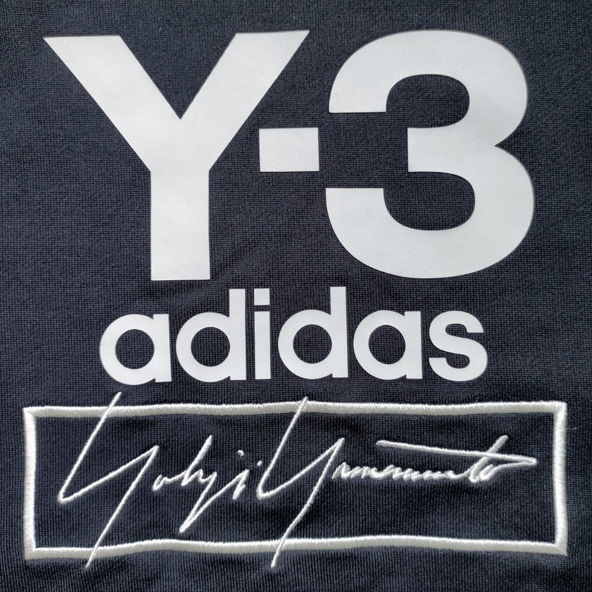 Y-3 ワイスリー 刺繍ロゴ付スウェット 黒 M オーバーサイズ Y-3 ワイスリー 刺繍ロゴ付スウェット 黒 M オーバーサイズ
