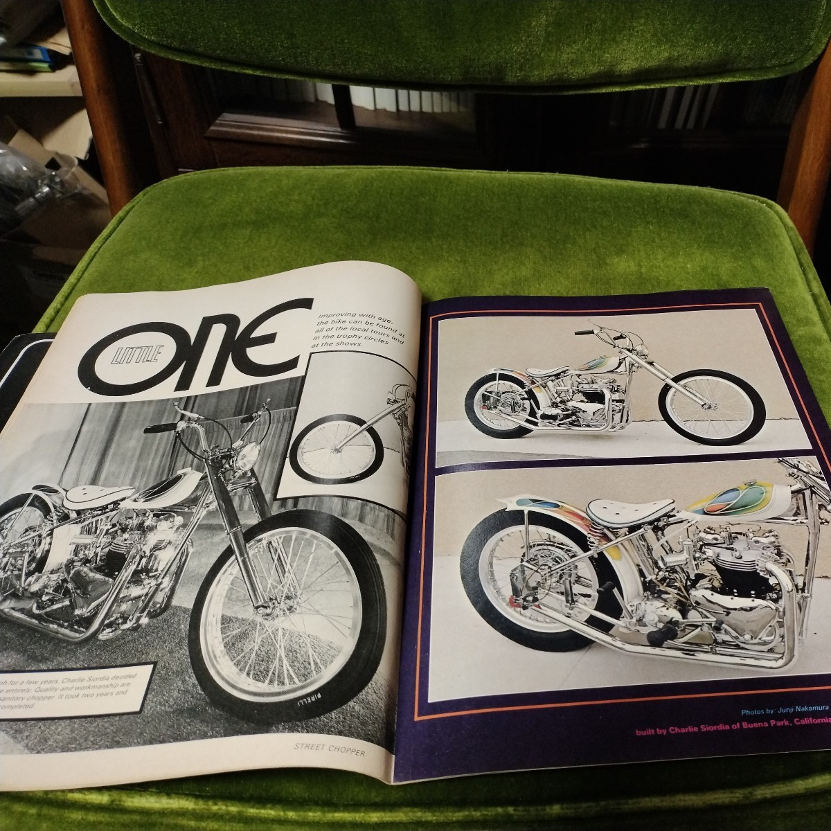 ストリートチョッパー street chopper 1972年2月号　年式相応の痛みは多くあります　チョッパー　カスタム　トライアンフ_画像4