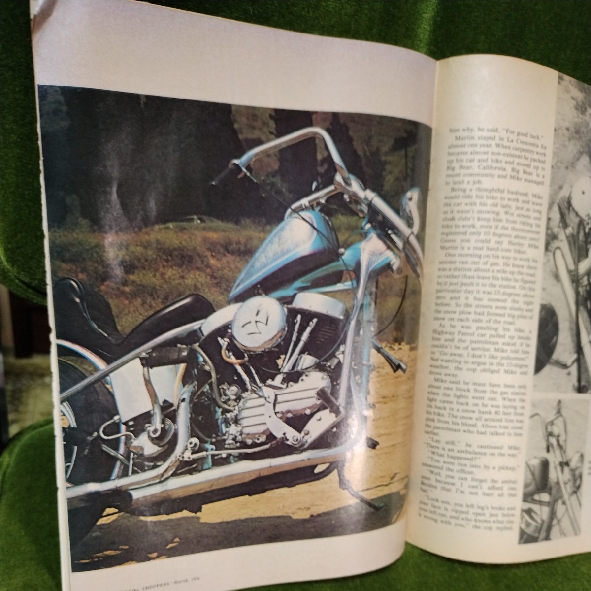 スペシャルチョッパーズ special choppers　1975年1月号 1976年3月号　年式相応の痛みはあります　ハーレーダビッドソン CHOPPER カブ_画像10