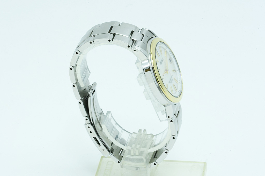 セイコー SEIKO 腕時計 スピリット ソーラー電波 メンズ SS/GP SBTM170 中古品 程度A 中古 送料無料 動画 Youtube_画像5