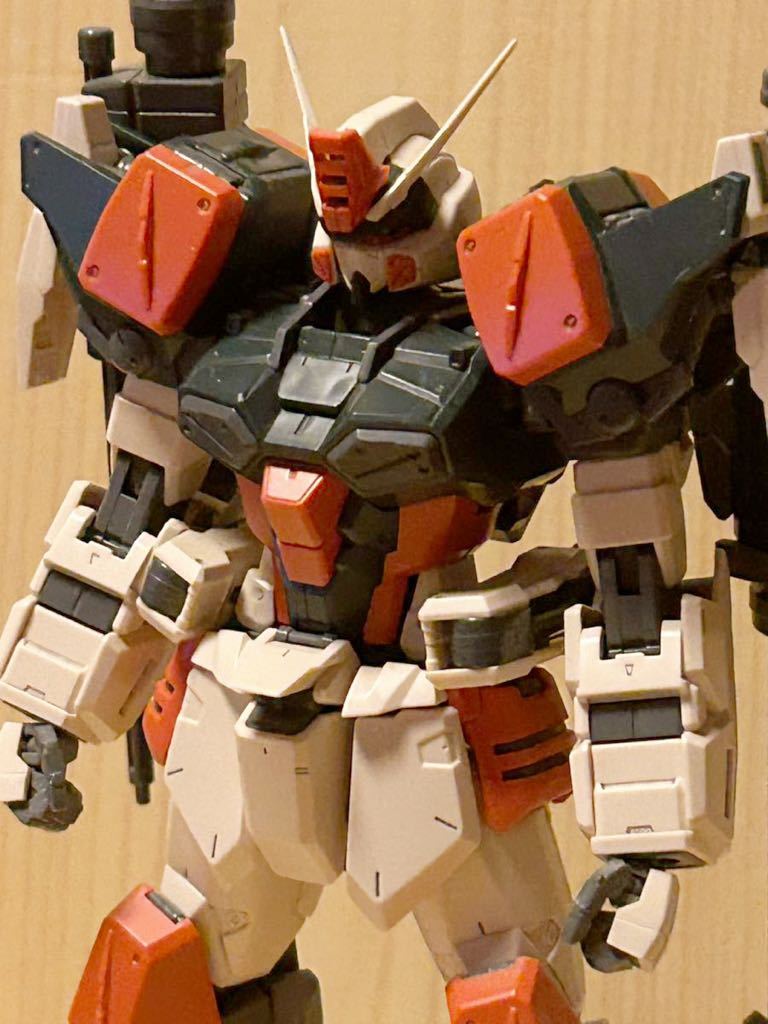 プラモデル　ガンプラ　MG 1/100 バスター ガンダム　素組完成品_画像3