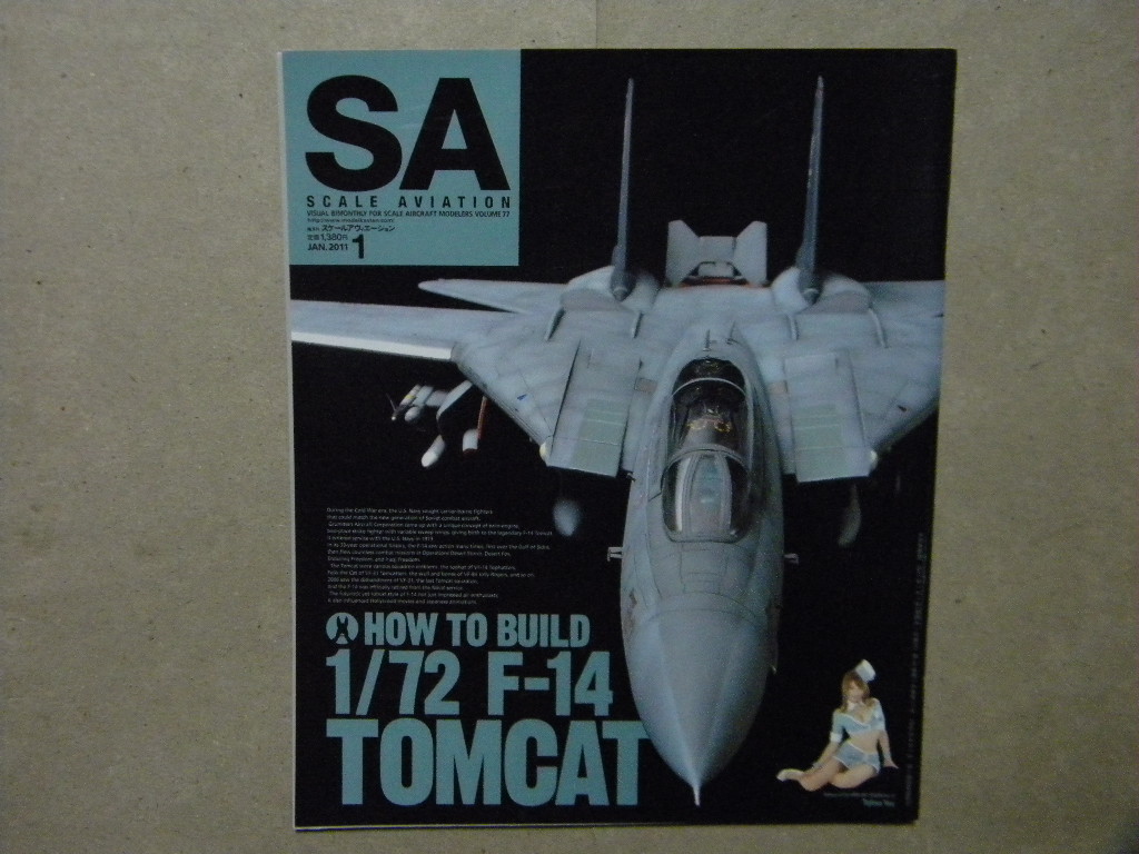 ◆スケールアヴィエーション77◆ハウトゥビルド 1/72 F-14 トムキャット～ハセガワ1/72&タミヤ1/32/A-7E コルセアⅡ/等◆他/B-58ハスラー_画像1