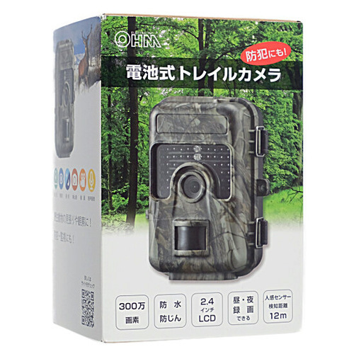 オーム電機 電池式トレイルカメラ BCM-HH662 [管理:1000014451]