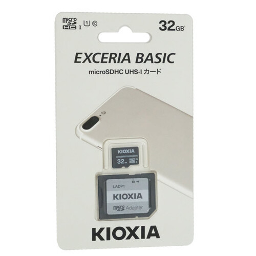 【ゆうパケット対応】キオクシア microSDHCメモリーカード EXCERIA BASIC KMSDER45N032G 32GB [管理:1000025591]_画像1