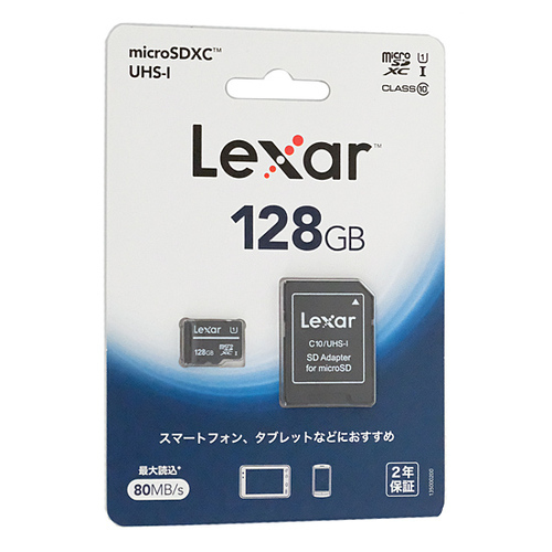 【ゆうパケット対応】Lexar microSDXCカード LMS0C10128G-BNANJ 128GB [管理:1000025474]_画像1