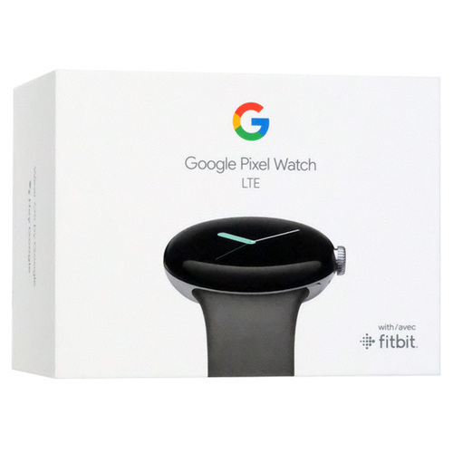 Google Pixel Watch Polished Silver ステンレス ケース/Charcoal アクティブ バンド [管理:1000026609]_画像1