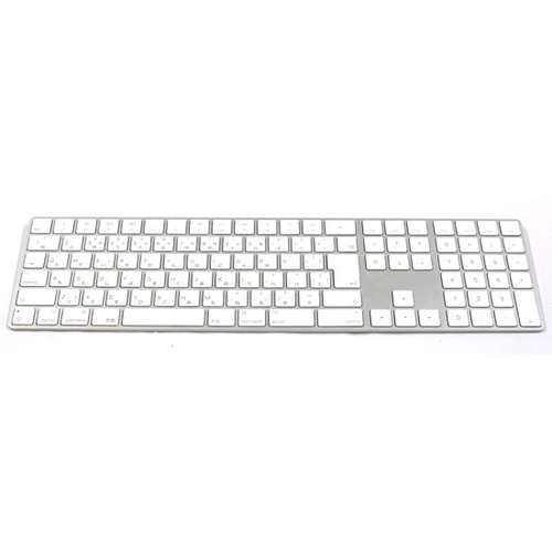 【中古】Apple Magic Keyboard テンキー付き (JIS) MQ052J/A(A1843) シルバー [管理:1050015197]_画像1