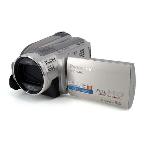 【中古】Panasonic デジタルビデオカメラ HDC-HS200 シルバー 液晶画面いたみ 元箱あり [管理:1050022530]