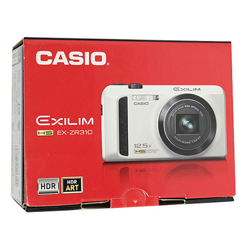 【中古】CASIO製 EXILIM EX-ZR310WE ホワイト 1610万画素 展示品 [管理:1050019898]_画像1