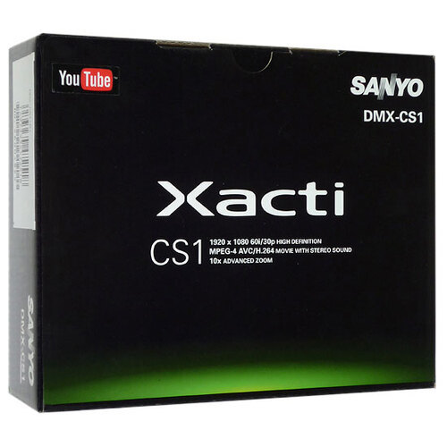 【中古】SANYO製 デジタルムービーカメラ Xacti DMX-CS1(S) 元箱あり [管理:1050022532]_画像1