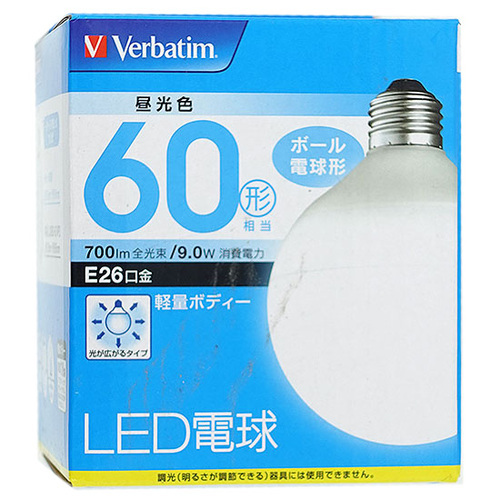 三菱ケミカルメディア LED電球 Verbatim LDG9D-G/VP2 昼光色 [管理:1100042019]_画像1