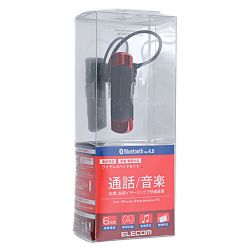 ELECOM Elecom A2DP соответствует Bluetooth headset LBT-HS20MMPRD красный [ управление :1100042627]