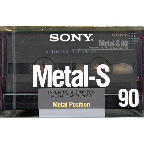 [.. packet correspondence ]SONY cassette tape metal position Metal-S 90 90 minute [ control :1100052872]