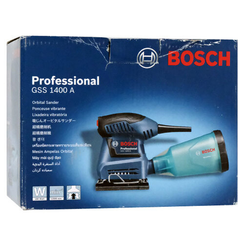 【新品訳あり(箱きず・やぶれ)】 BOSCH 吸じんオービタルサンダーミニ GSS1400A [管理:1100053070]