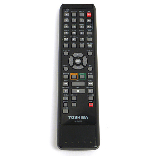 【中古】【ゆうパケット対応】TOSHIBA HDD＆DVDレコーダー用 リモコン SE-R0370(79105036) [管理:1150012941]_画像1