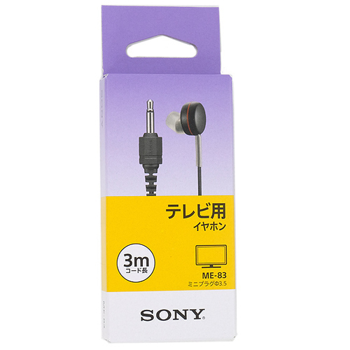 【ゆうパケット対応】SONY ミニプラグ付きイヤホン ME-83 [管理:1100052814]_画像1