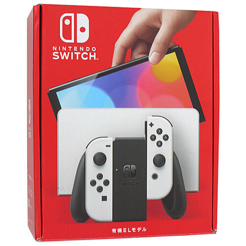 【中古】任天堂 Nintendo Switch 有機ELモデル HEG-S-KAAAA ホワイト 元箱あり [管理:1350009746]