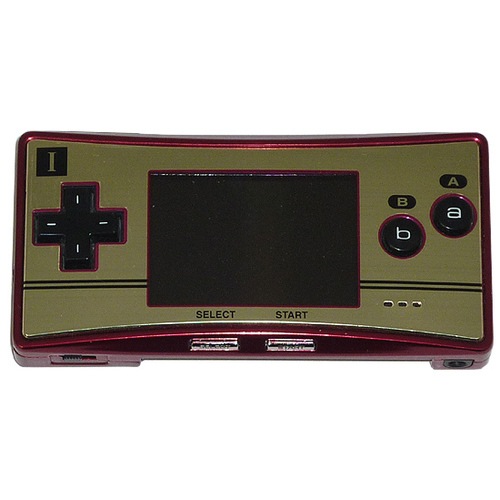 [ б/у ] nintendo Game Boy Micro Famicom цвет OXY-S-GA корпус только жидкокристаллический экран ...[ управление :1350011178]