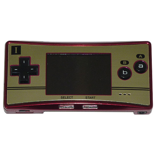中古】任天堂 ゲームボーイミクロ ファミコンカラー OXY-S-GA 中古】任天堂 ゲームボーイミクロ ファミコンカラー OXY-S-GA