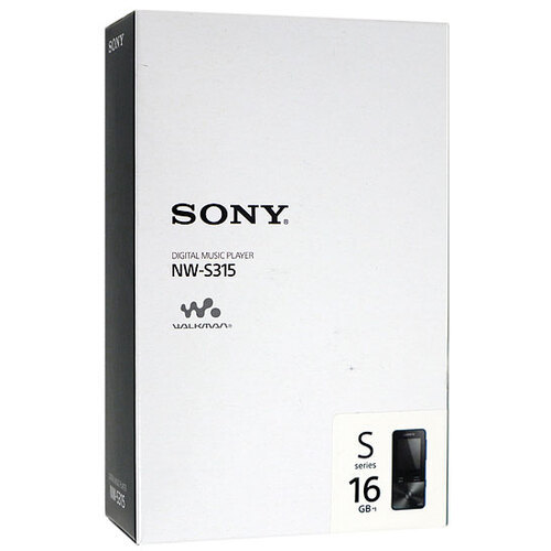 【中古】SONYウォークマン Sシリーズ NW-S315 ブラック/16GB 展示品 [管理:1150025185]_画像1