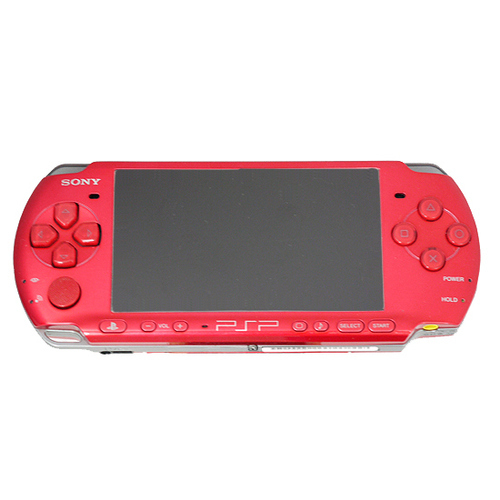 【中古】SONY PSP ラディアント・レッド PSP-3000 RR バッテリーなし [管理:1350011091]_画像1