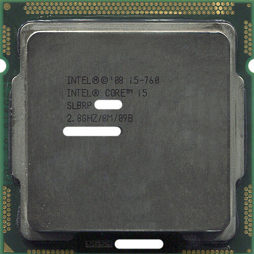 【中古】【ゆうパケット対応】Core i5 760 2.8GHz 8M LGA1156 95W SLBRP [管理:3025458]_画像1