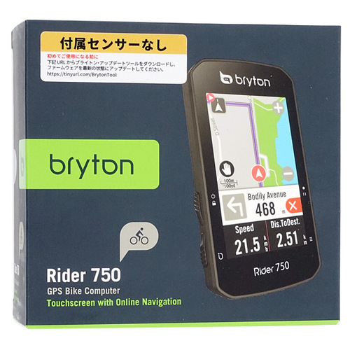 bryton GPSサイクルコンピューター Rider 750 E [管理:1100041183]